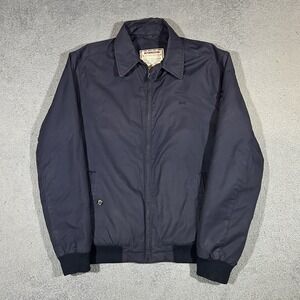 Vintage McGregor Blue Harrington Zip Lined Sportswear USA Jacket Men's 54